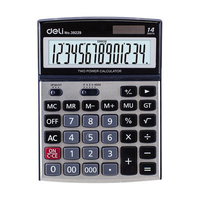 CALCULATOR BIROU 14DIG METAL 39229 DELI