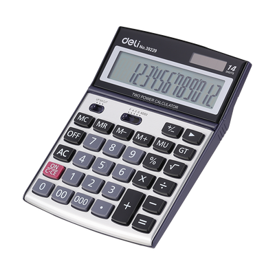 CALCULATOR BIROU 14DIG METAL 39229 DELI