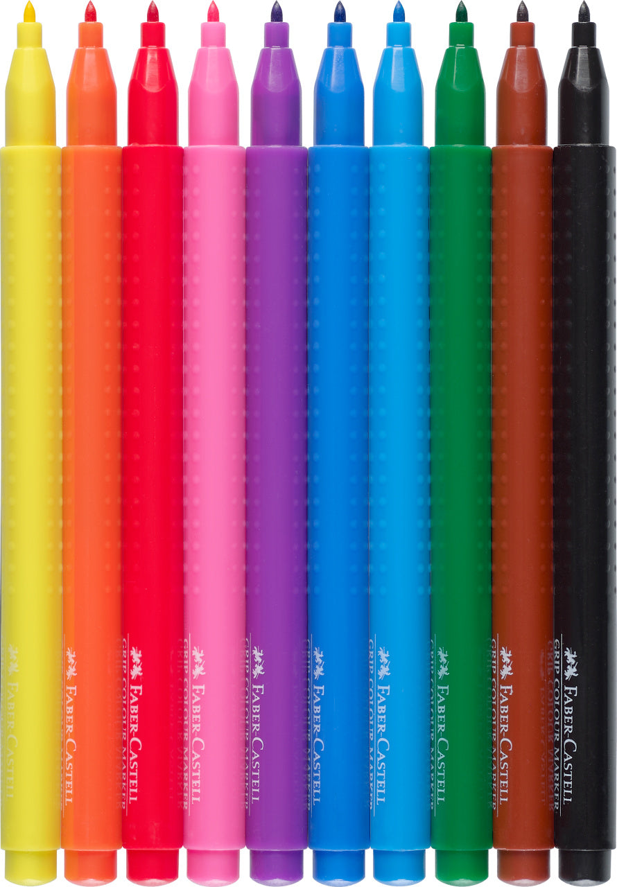 CARIOCA 10 CULORI GRIP FABER-CASTELL