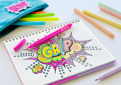 CARIOCA 10 CULORI PASTEL SI NEON GRIP FABER-CASTELL