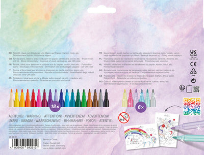 CARIOCA 18+6 CULORI UNICORNI FABER-CASTELL