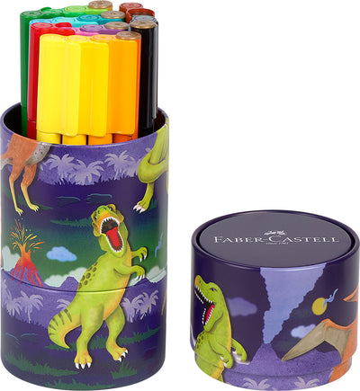 CARIOCA 20 CULORI DINOZAURI CONNECTOR FABER-CASTELL
