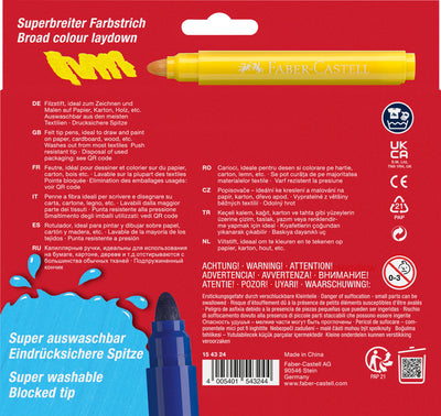 CARIOCA 24 CULORI JUMBO SUPERWASHABLE FABER-CASTELL