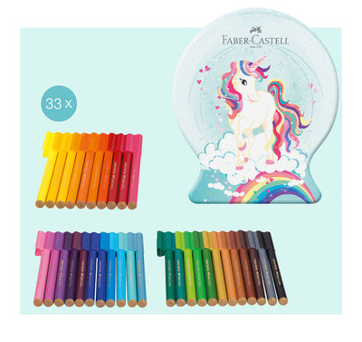 CARIOCA 33 CULORI UNICORNI 2023 CONNECTOR FABER-CASTELL