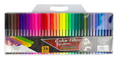 Carioci pe baza de apa superioare 36 culori/set EVOffice