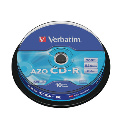 CD-R 10/SET VERBATIM 700MB 52X EP 43437