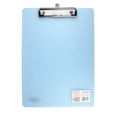 Clipboard plastic simplu cu agatatoare albastru transparent A4 (313*228mm)