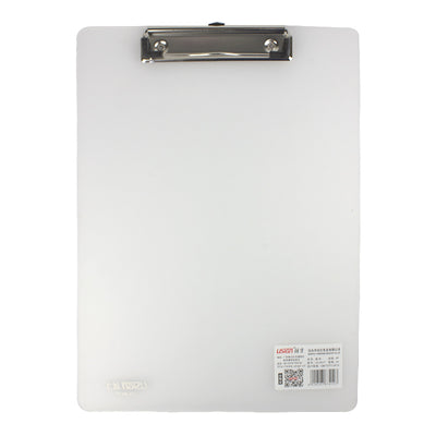 Clipboard plastic simplu cu agatatoare alb transparent A4 (313*228mm)