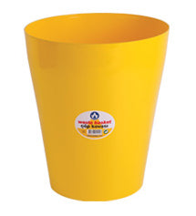 Cos birou plastic galben 10l Ark