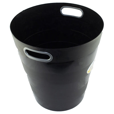Cos birou plastic negru cu maner 12,5l Ark