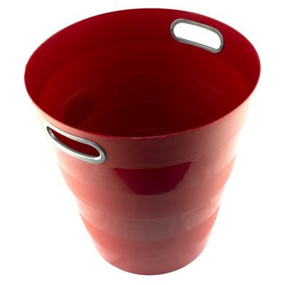 Cos birou plastic rosu cu maner 12,5l Ark