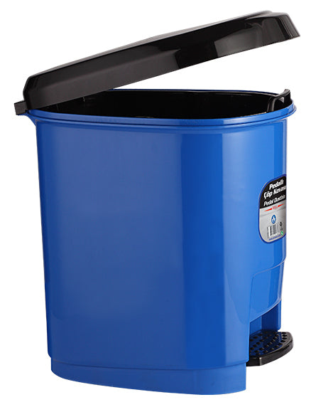 Cos birou plastic albastru cu pedala 20l Ark
