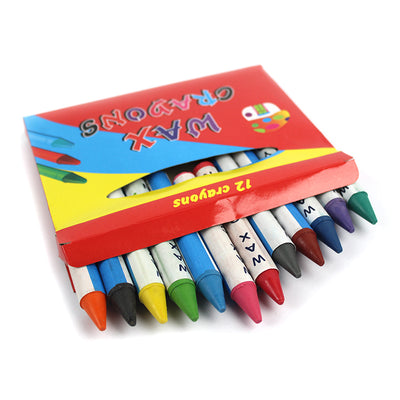 Creioane colorate cerate jumbo 12culori EVOffice