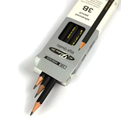Creion grafit 3B fara radiera, ascutit EVOffice