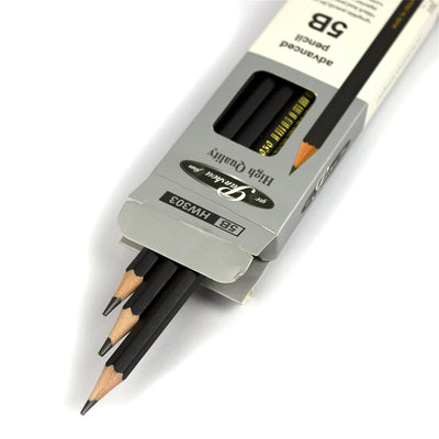 Creion grafit 5B fara radiera, ascutit EVOffice