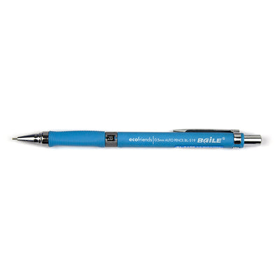 Creion mecanic 0.5mm cu grip, radiera, varf retractabil, accesorii metalice EVOffice
