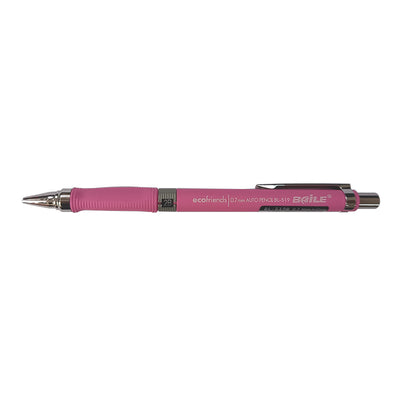 Creion mecanic 0.7 mm, cu grip, radiera, varf retractabil si accesorii metalice EVOffice