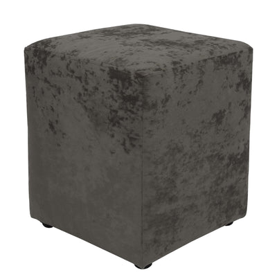 Taburet Cube - stofa gri E30