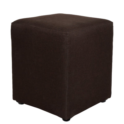 Taburet Cube - stofa maro - S16