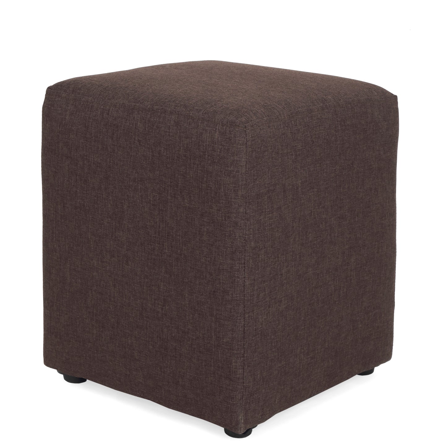Taburet Cube - stofa maro - S04