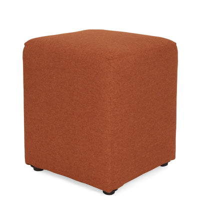 Taburet Cube - stofa portocaliu - S25