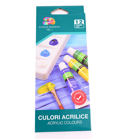 CULORI ACRILICE 12/SET 12ML PIGNA