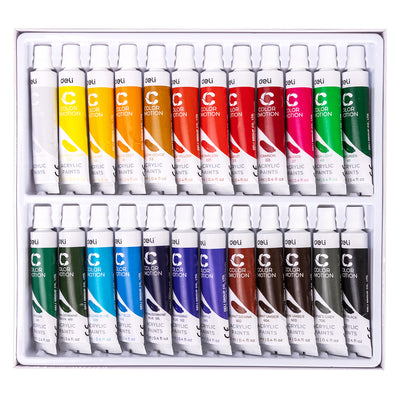 CULORI ACRILICE 24 CULORI 12ML DELI