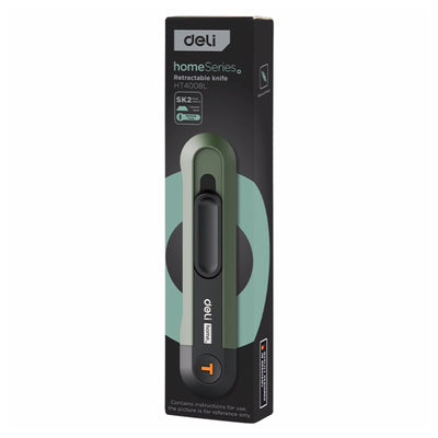 CUTTER CU RETRACTARE AUTOMATA VERDE HOME SERIES DELI
