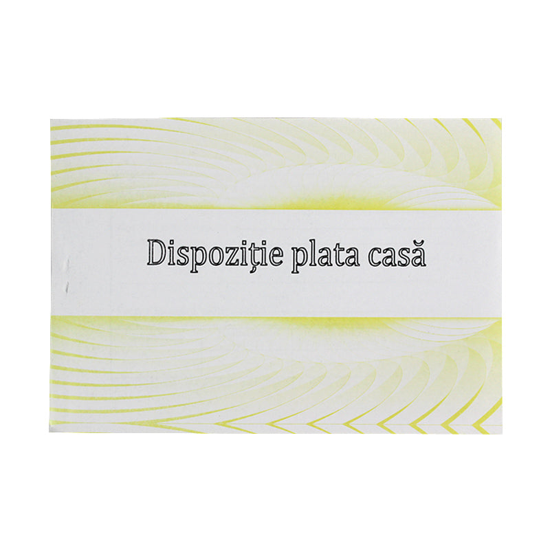 Dispozitie plata casierie A6 fata-verso