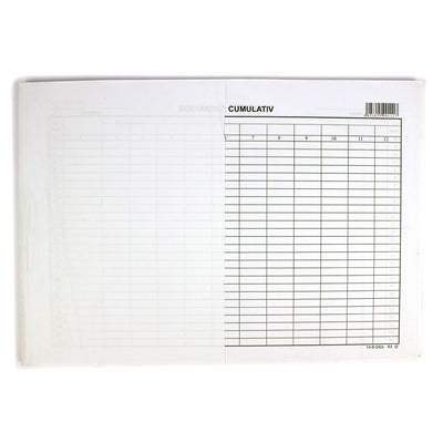 Document cumulativ A4 orizontal