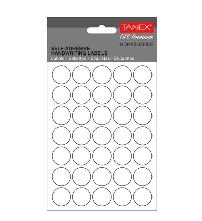 ETICHETE ROTUNDE 19MM ALBE 350/TIPLA TANEX