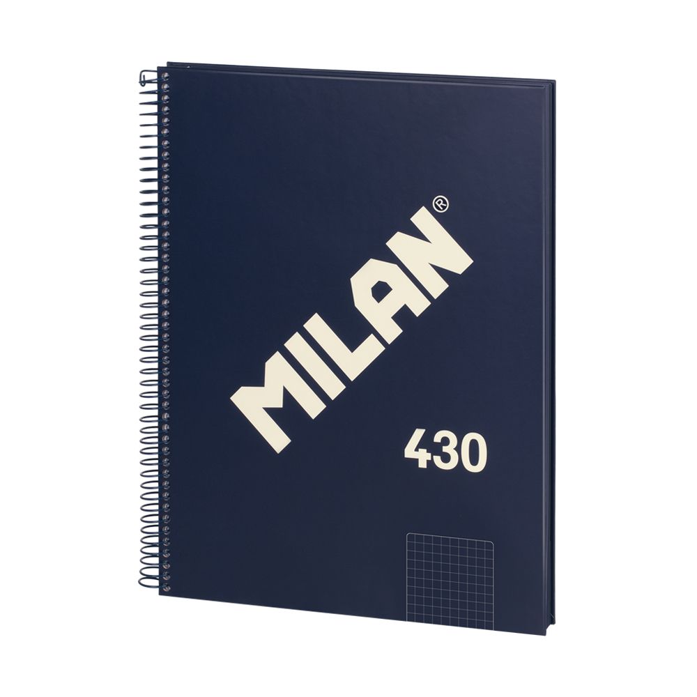 CAIET A4 80 FILE AR SPIRA MILAN ALBASTRU 430 57143E80B