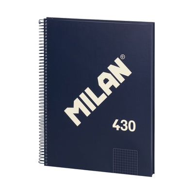 CAIET A4 80 FILE AR SPIRA MILAN ALBASTRU 430 57143E80B