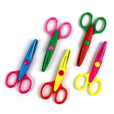 Foarfeca scoala 13 cm cu protectie, taiere cu model EVOffice