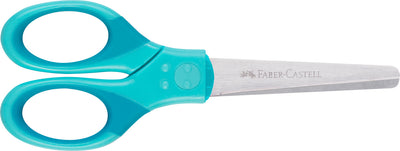 FOARFECA SCOLARA CU PROTECTIE GRIP TURCOAZ FABER-CASTELL