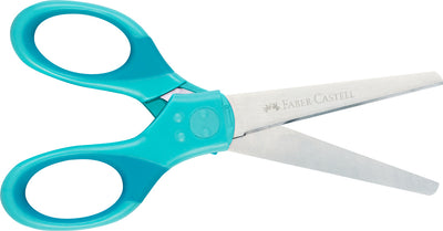 FOARFECA SCOLARA CU PROTECTIE GRIP TURCOAZ FABER-CASTELL