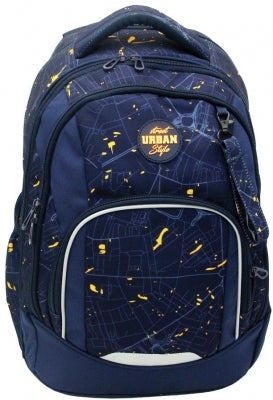 Ghiozdan anatomic S-Cool motiv Urban Map