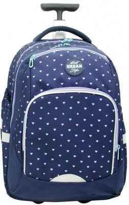 Ghiozdan S-Cool trolley Urban Hearts