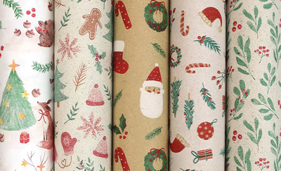 HARTIE AMBALAJ ROLA 70CM X 2M CHRISTMAS TOWN ROTOLUX