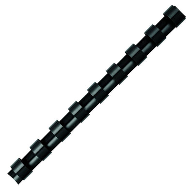 INEL PLASTIC 6MM NEGRU PT 2-20 COLI 100/CUT FELLOWES