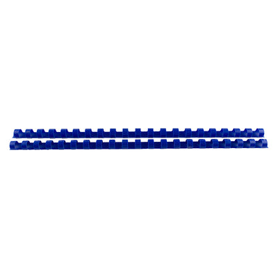 Inele plastic 10 mm, max 65 coli, 100buc/cut EVOffice albastru