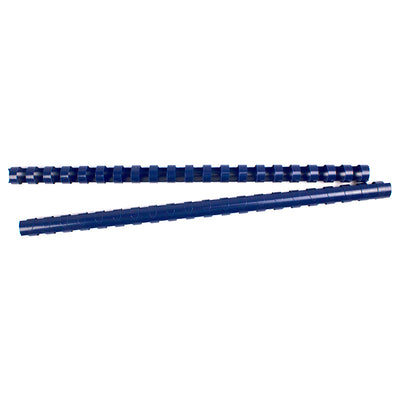 Inele plastic 14 mm, max 125 coli. 100buc/cut EVOffice albastru