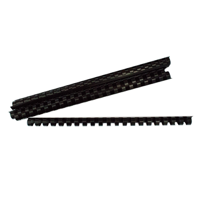 Inele plastic 14 mm, max 125 coli. 100buc/cut EVOffice negru