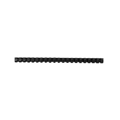 Inele plastic 16 mm, max 145 coli. 100buc/cut EVOffice - negru