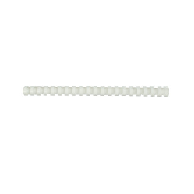 Inele plastic 16 mm, max 145 coli. 100buc/cut EVOffice - alb