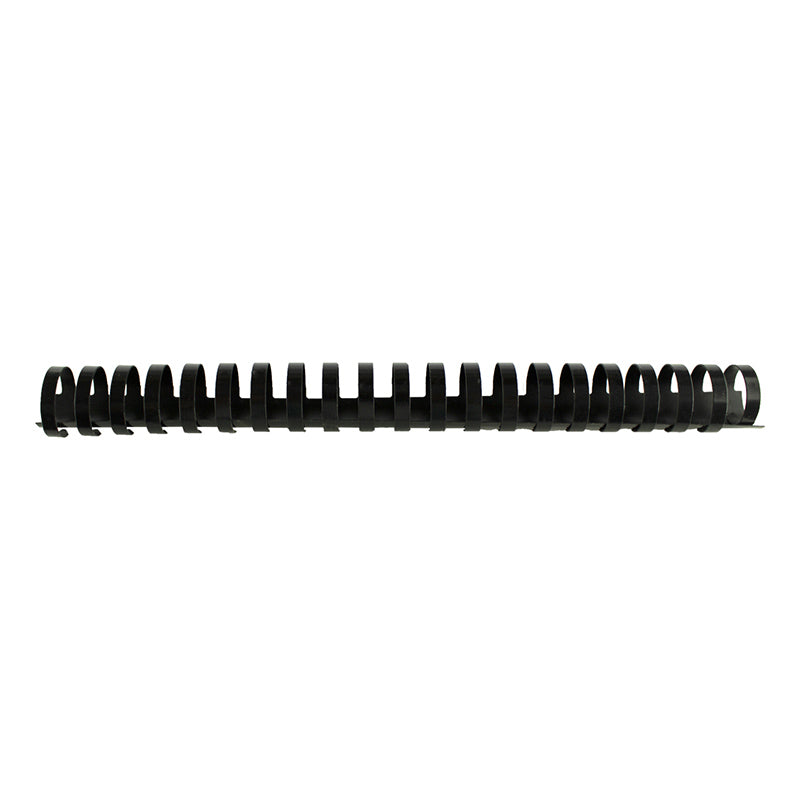 Inele plastic 25 mm, max. 240 coli, 50buc/cut EVOffice negru