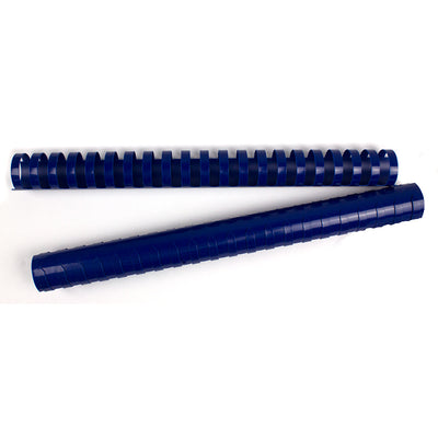 Inele plastic 28 mm, max. 270 coli, 50 buc/cutie EVOffice albastre