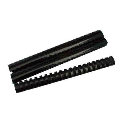 Inele plastic 28 mm, max. 270 coli, 50 buc/cutie EVOffice -  negru