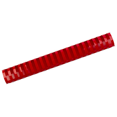 Inele plastic 38 mm, max. 350 coli, 50buc/cut EVOffice - rosu