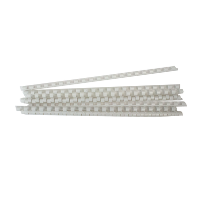 Inele plastic 8 mm, max. 45 coli, 100 buc/cut EVOffice albe